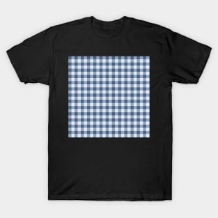 Gingham by Suzy Hager    Bismark Blue Large Gingham T-Shirt